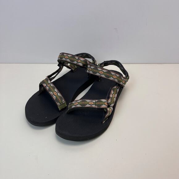 TEVA 1003987 Women’s Size 9 Universal Hiking Sandals Aztec Green Ankle Strap - Picture 2 of 6